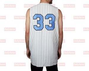 blank pinstripe baseball jersey