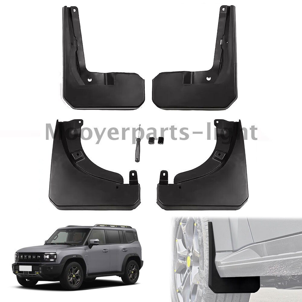 Mud flaps Mudguards Fenders Splash Guards Fit for JETOUR Traveller 2023 2024-image