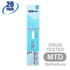 Mintegrity [20pk] Methadone (MTD) Dip Card Urine Drug Test #MI-WDMT-114