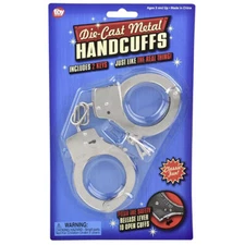 Rhode Island Novelty - HANDCUFFS [Die-Cast Metal] (Includes 2 Keys) - New