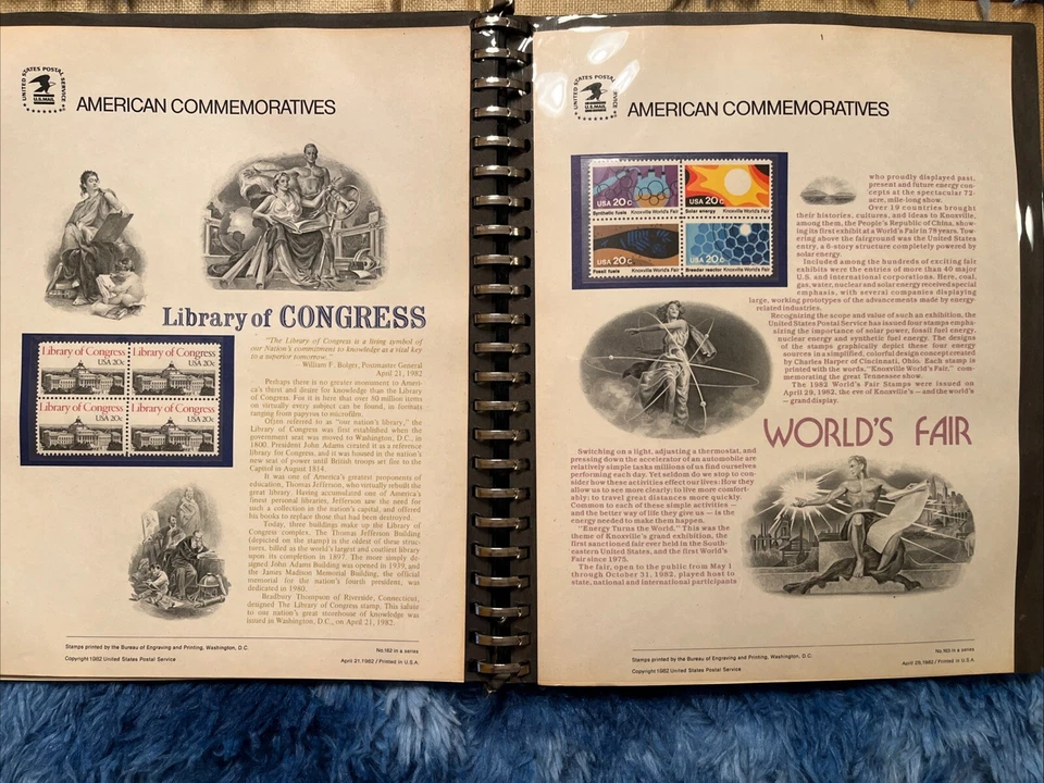 American Commemorative Collection Binder with 39 Panels, 1982-1983 - Image 4 of 4