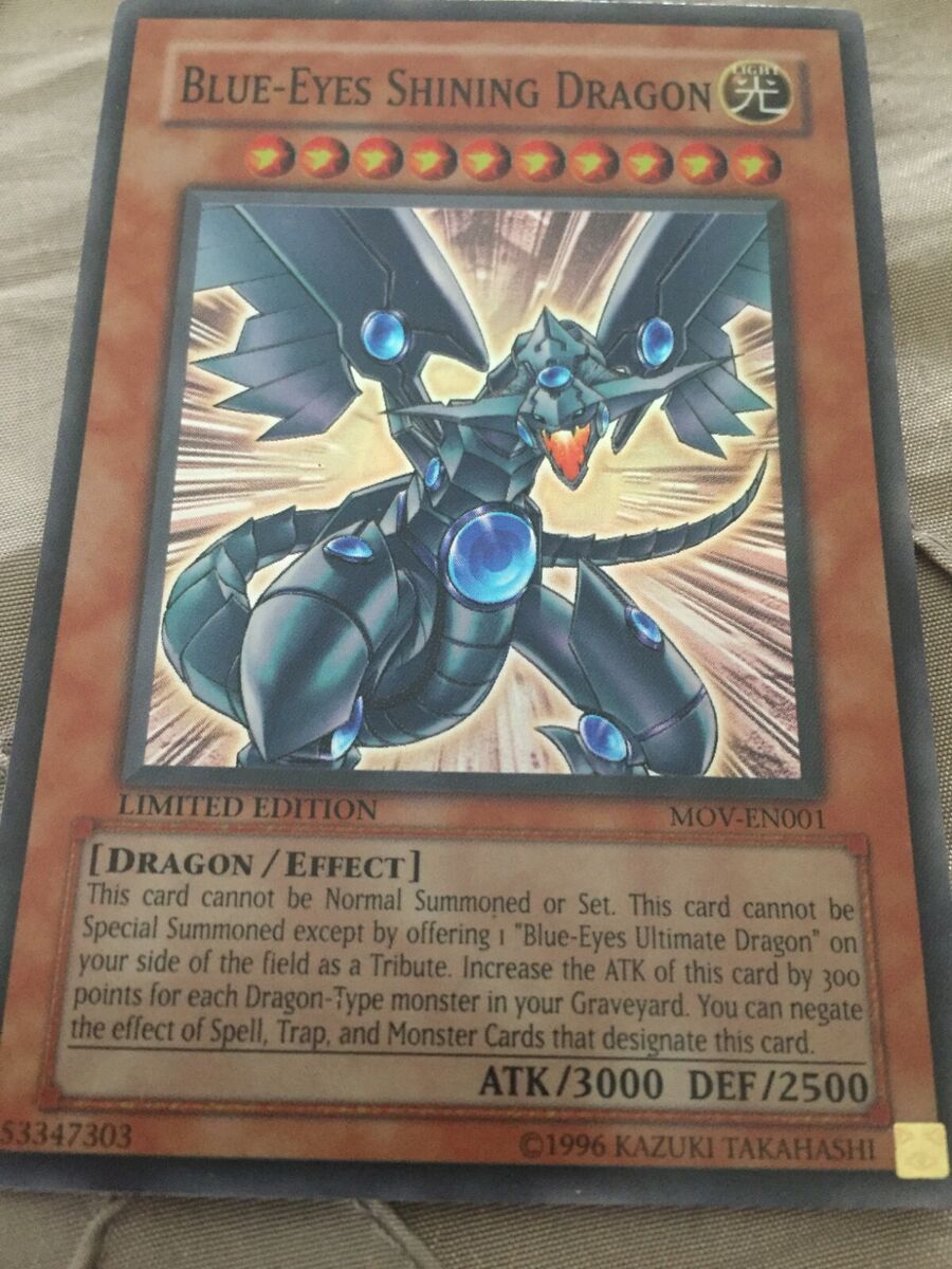 YU-GI-OH'BLUE EYES SHINING DRAGON-MOV-EN001(LIMITED ED YU-GI-OH'BLUE EYES SHINING DRAGON-MOV-EN001(LIMITED ED