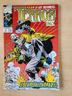 Terror Inc. #3 Escape from Alcatraz! - Horror - Marvel Comics 1992 - VF