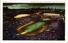 PC Aerial View Soldier Field and Field Museum, Grant Park, Chicago, Illinois