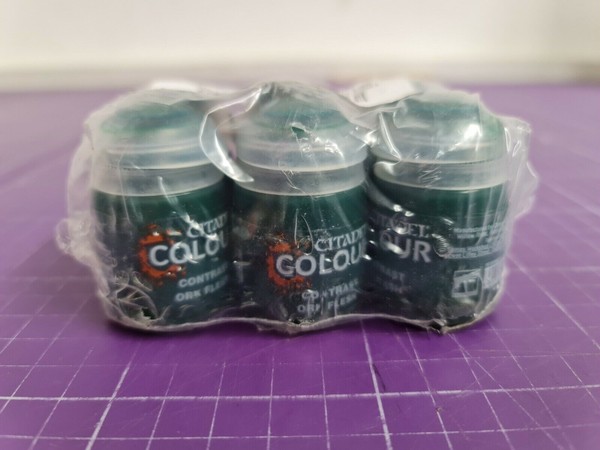 Citadel Colour Contrast - Ork Flesh 6 X 18Ml/ 29,75€ (100Ml/ 27,54€) (Ur)-image