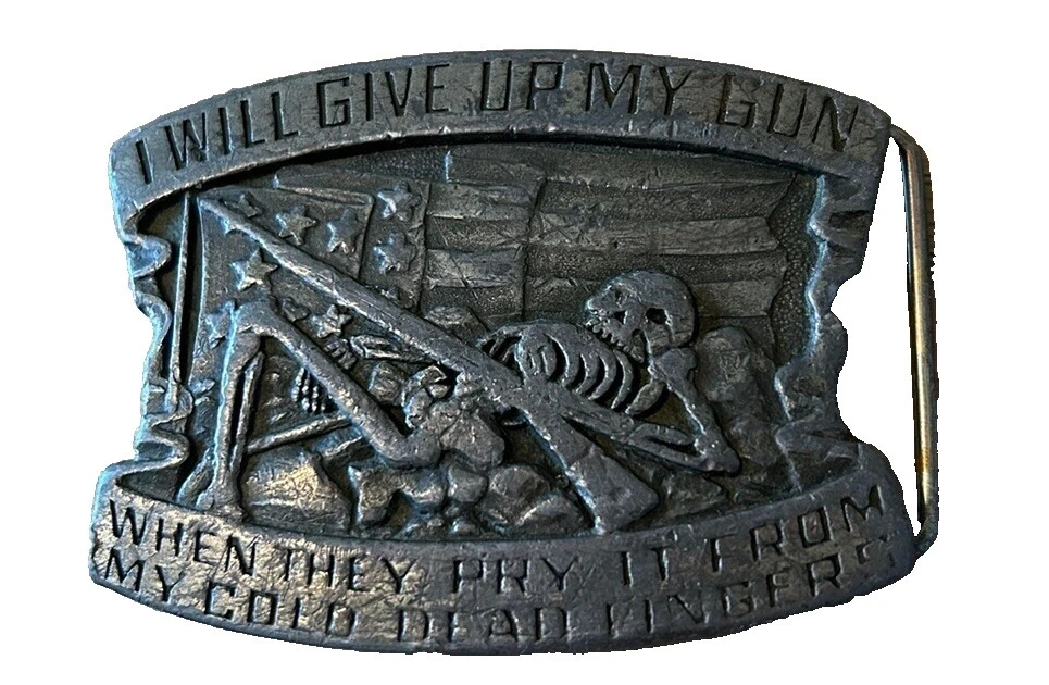 Hebillas de cinturón vintage esqueleto y calaveras artesanales de Indiana