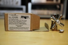 Kingston Brass CC44458X Compression Straight Stop Valve, Satin Nickel