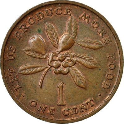 Jamaica | 1 Cent Coin | F.A.O. | Km:52 | 1971 - 1974 | eBay