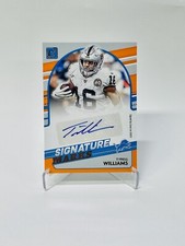 2021 Panini Donruss Football Signature Marks Auto Tyrell Williams  Lions Raiders