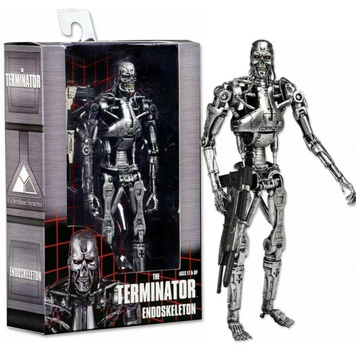 New Action Figure 7" Terminator 2 Judgment Day T-800 Endoskeleton Arnold PVC