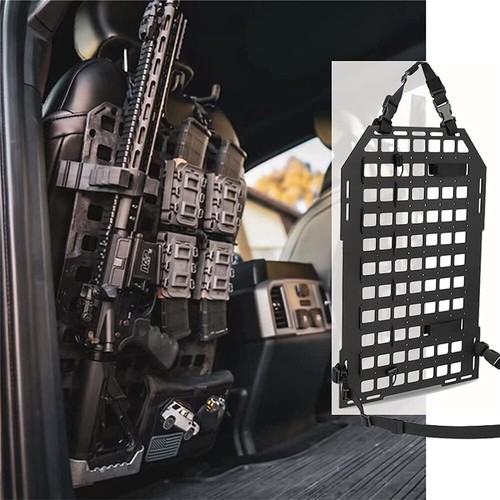 Tactical MOLLE Panel Vehicle Car Seat Back Gun Rack Organizer Display