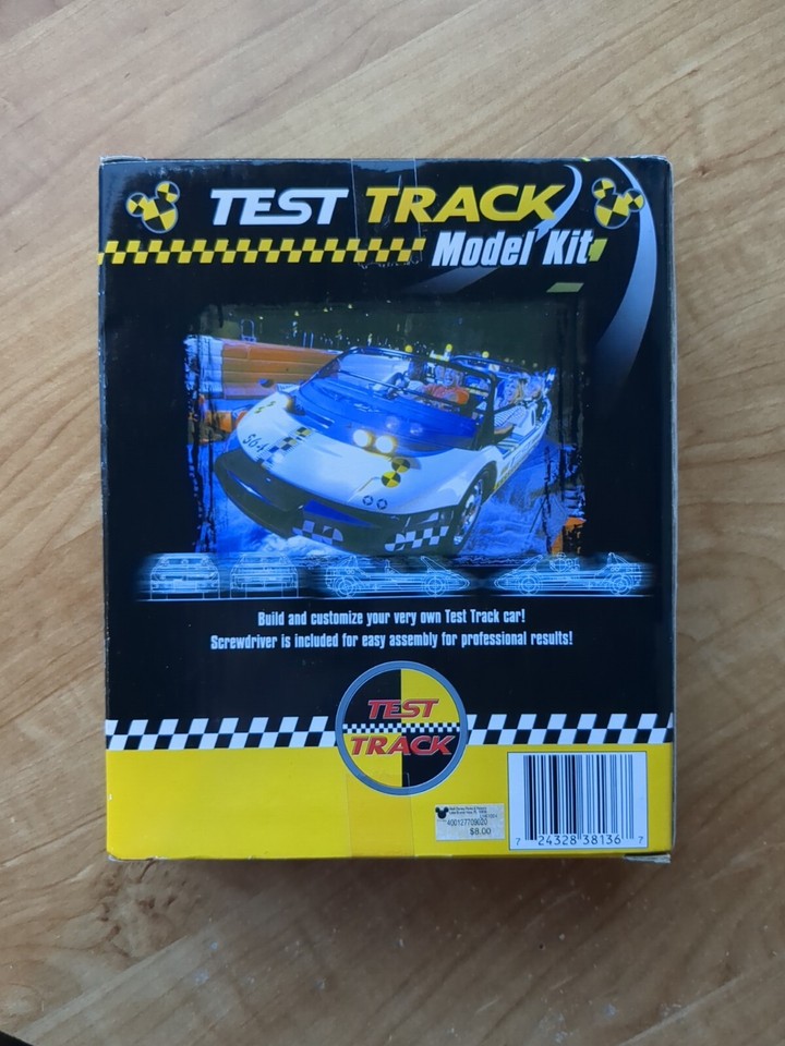 Walt Disney World Test Track Ride Model Kit New In Box WDW Gift Merch ...