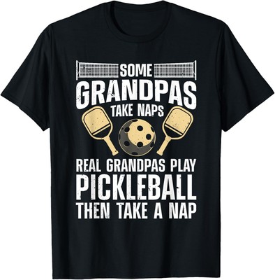 Funny Pickleball Design For Men Grandpa Pickleball Player T-Shirt Hoodie