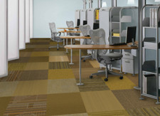 96 sq ft Premium Shaw Brand Carpet Tile Squar...