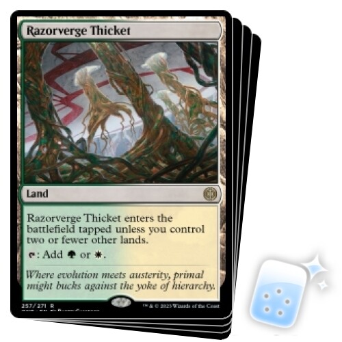 RAZORVERGE THICKET X4 Phyrexia: All Will Be One ONE Magic MTG MINT CARD - Picture 1 of 1