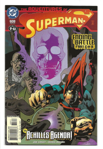 Rare 2002 Adventures Of Superman 608 ; Crâne Atomique, King Shark, Hellgrammite comme neuf ! - Photo 1 sur 1