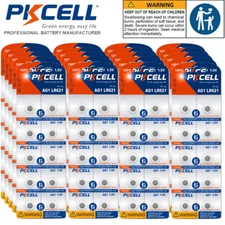 200x LR621 AG1 SR621SW 364 LR60 164 1.5V Watch Coin Cell Battery for pet collars