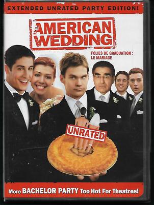 AMERICAN WEDDING [New DVD] Extended Unrated Party Edition JASON BIGGS FUNNY!