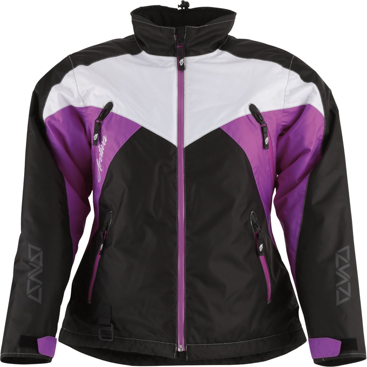 Arctiva Women's Pivot 6 Jacket - Black/Purple/White - Large Arctiva Women's Pivot 6 Jacket - Black/Purple/White - Large