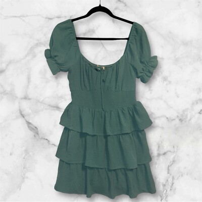 green buckle dress BCBG MAXAZRIA Green Size XXS Dress – Swap Boutique