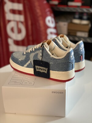 Nike By You Airforce 1 Low Levi's Sz 9.5 US Inspired By Reese