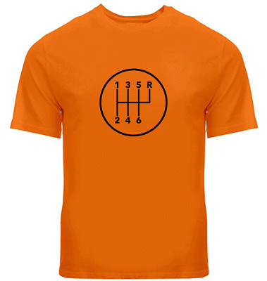 Manual Transmission Pattern 6 Speed Stick Shift Gears Cars T-Shirt Gear Shifter