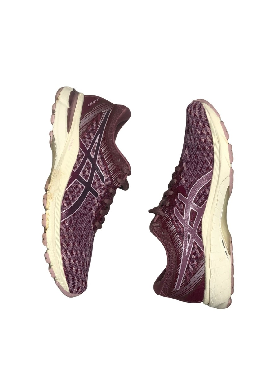 Asics GT-2000 8 Knit Pink Purple Running Shoes Women display picture 1