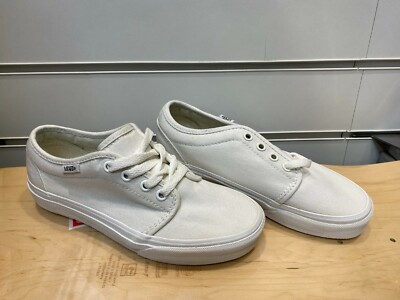 VANS 106 TRUE WHITE SNEAKER SCHUHE UK 3,5 - EX DISPLAY & MÄNGEL 020