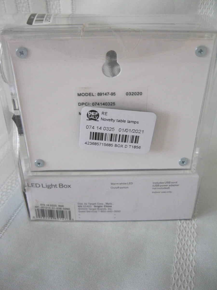 Target Led Light Box Room Essentials | Shelly Lighting