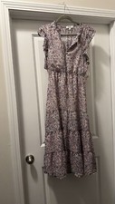 BB Dakota by Steve Madden Women's Chiffon Midi Dress Multicolor Floral Small NWT