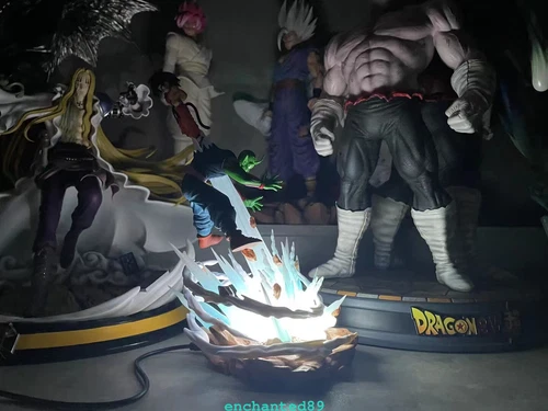 Estatuilla pintada de resina Sky Top Studio DragonBall DBZ WCF Goku VS Piccolo