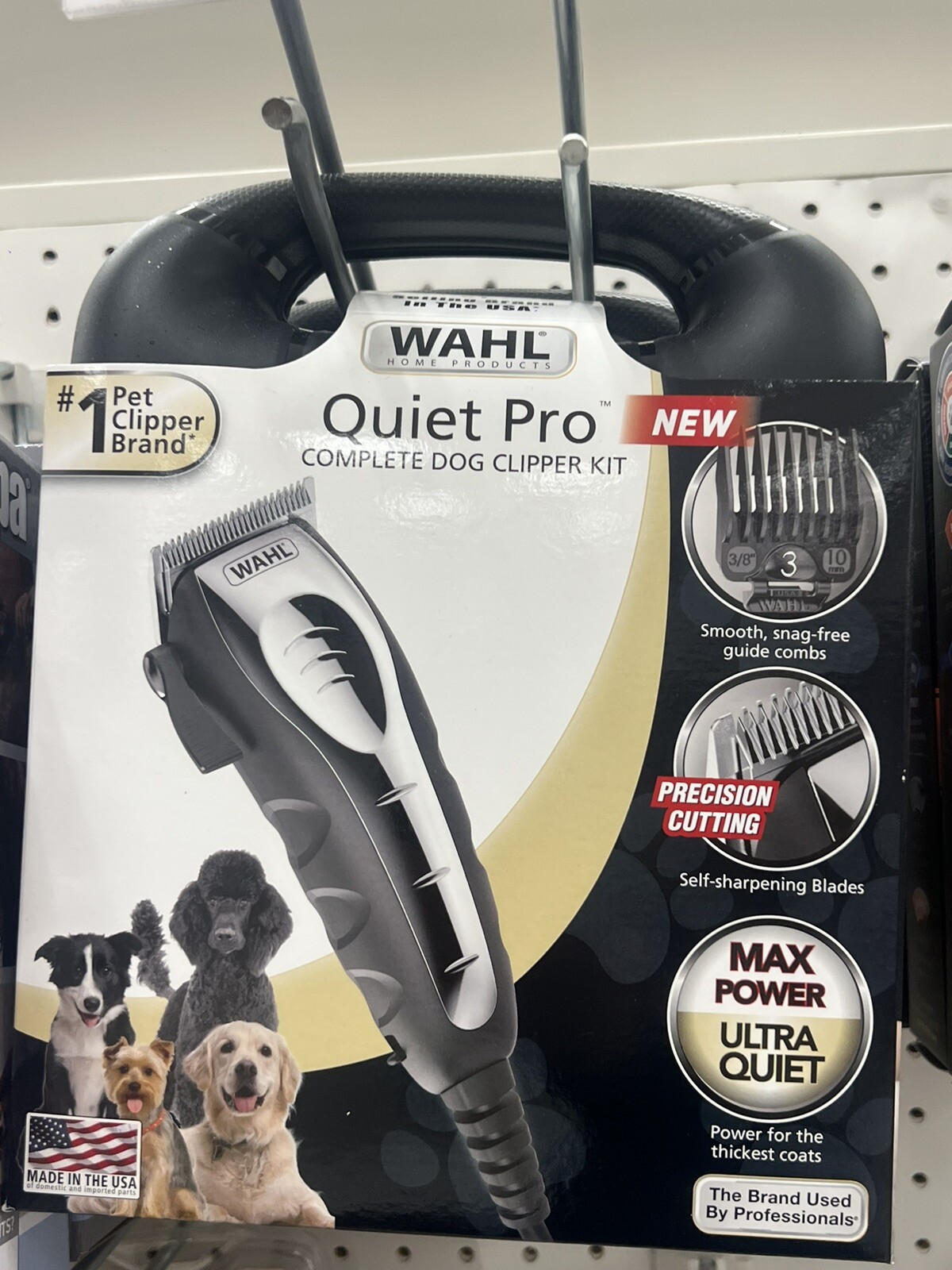 Wahl Quiet Pro 12 Piece Complete Dog Pet Haircut Clippers Kit Model SEALED
