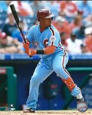 Signed  8x10 JEAN SEGURA Philadelphia Phillies  Autographed photo - COA 