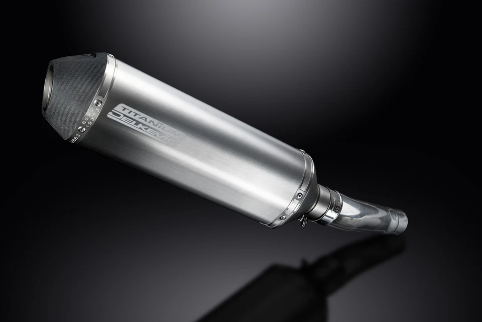 Silenciador de escape de titanio X-Oval 13,5" Slip On Suzuki GSX-R750 GSXR750 2008-2010  Foto 2 de 4