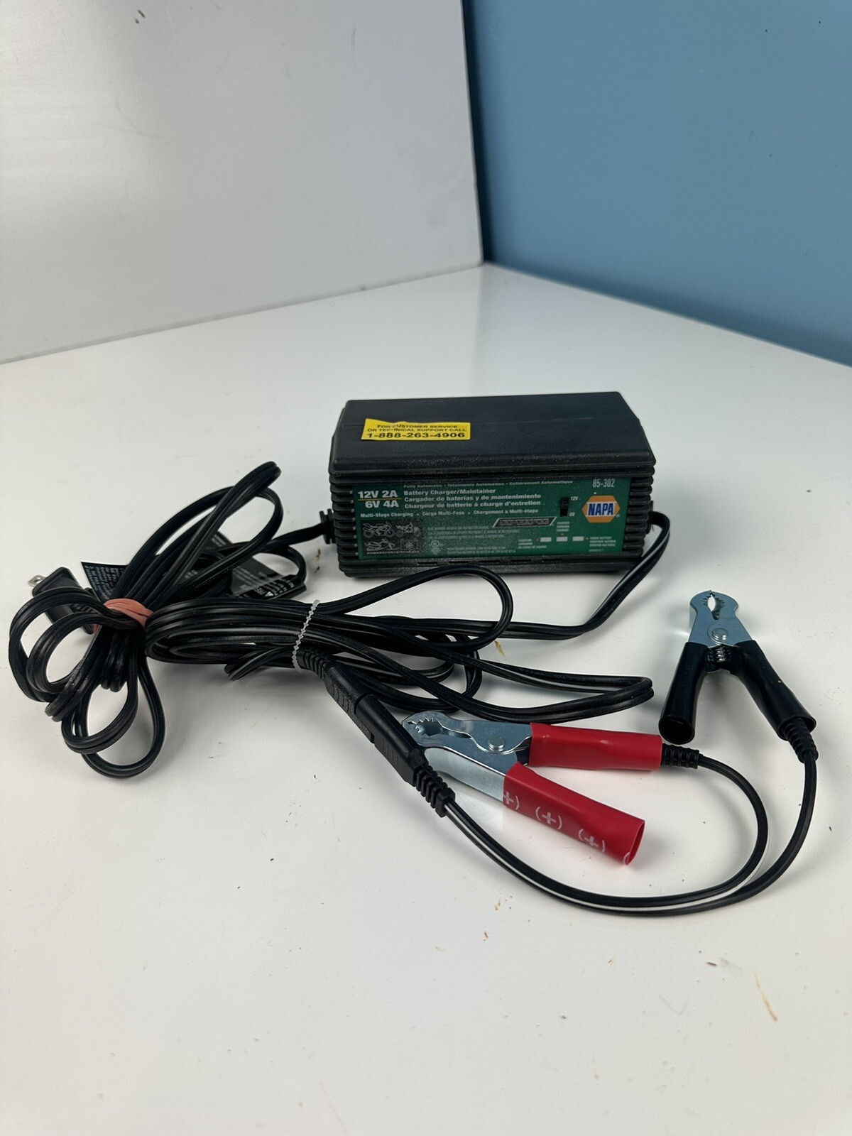 Napa Battery Charger/Maintainer 6 Volt/12 Volt 2A 4A 85302 eBay
