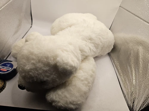 Ty Beanie Buddy Baby Paws Polar Bear White Plush RETIRED Vintage 1997 18" Used