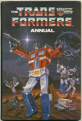 TRANSFORMERS UK 1987 ANNUAL; GD, Marvel UK 1986 hardcover