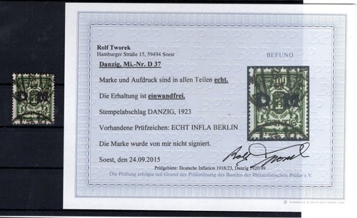 Gdansk Service 37 True Stamped BPP Befund (BA5977