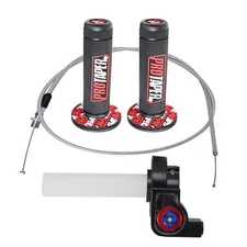 7/8"22mm Twist Throttle Accelerator Handle Grips and Cable Set Switch for CRF...