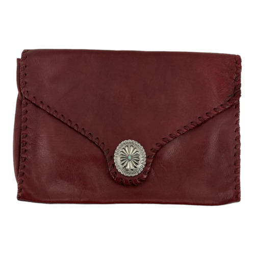 Vintage Meyers Womens Clutch Handbag Red Leather M