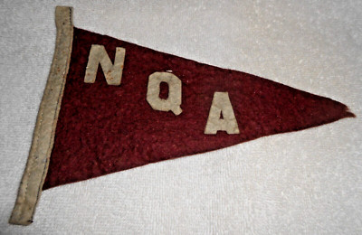 NQA 8'' Vintage Felt Pennant, This May be from North Queen Anne School in Seattle