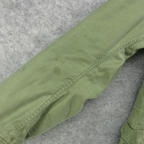 VTG Alpha Industries Jacket Mens Small Long Green Cold Weater Field Coat OG-107 - Picture 4 of 20