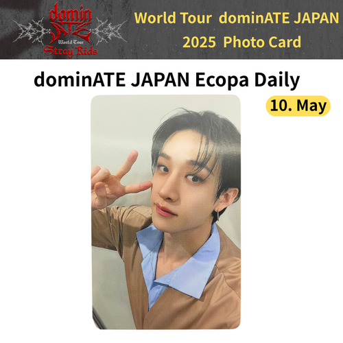 Stray Kids World Tour dominATE JAPAN 2025 Ecopa Daily Random Photo Card HOLLOW - Picture 21 of 56