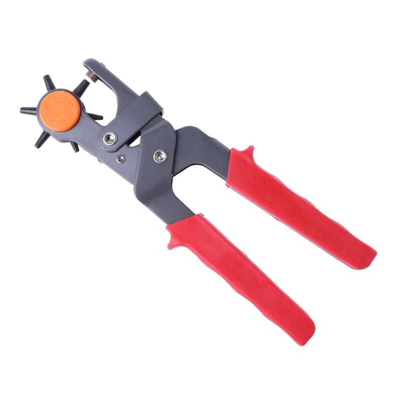 6 Sized Heavy Duty Leather Belt Hole Hand Pliers Belt Holes Pliers Tool