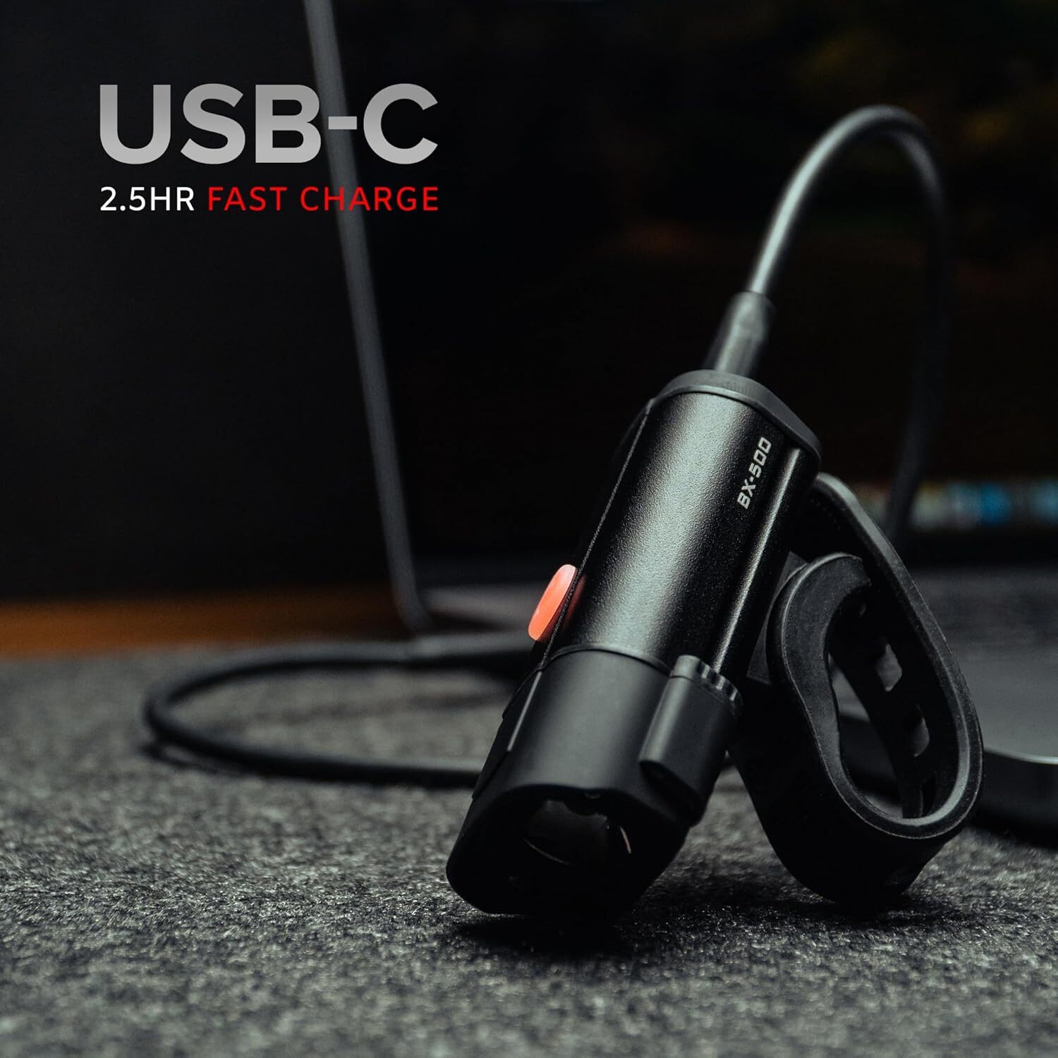 BX-500 Bike Light Set Front & Rear | 540LM USB-C Rechargeable LED Night Riding