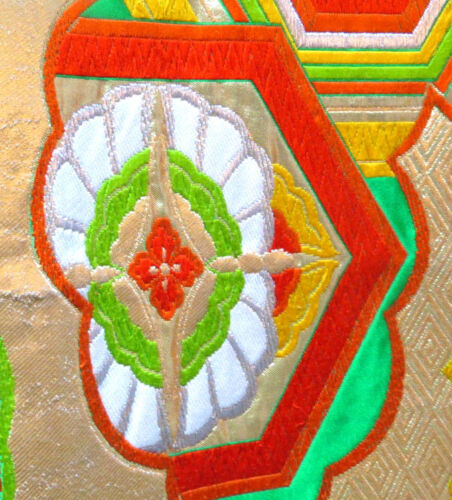 7191561: JAPANESE KIMONO / VINTAGE FUKURO OBI / SILK / WOVEN