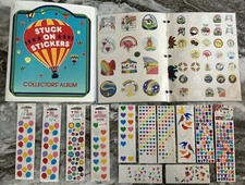 80’s Stuck On Stickers Album And Vintage 80s 90s Mrs. Grossman’s Stickers