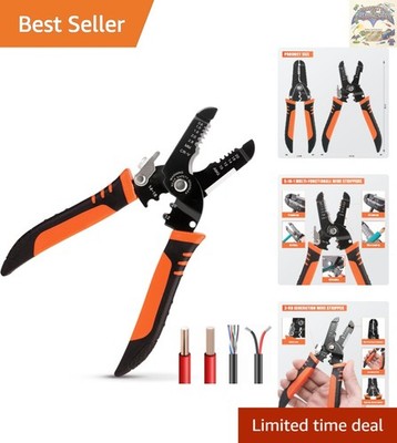 5-in-1 Electric Wire Strippers with  Manganese Steel Construction