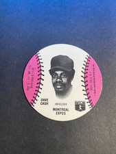 1978 Wiffle Ball Discs Dave Cash Montreal Expos (2-1/2