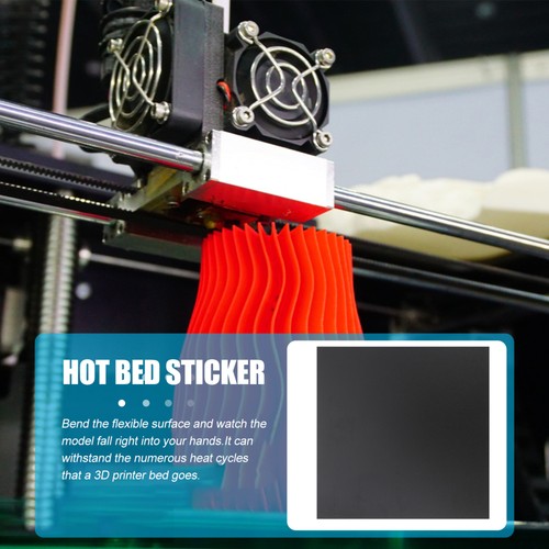2 Count Hot Bed Stickers Thermal Paper Spring Steel Flexible Plate - Afbeelding 4 van 12